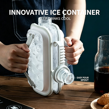 2-in-1 Portable Ice Ball Maker & Water Bottle